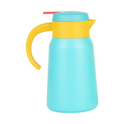 China Sustainable stainless steel double wall coffee pot tea vacuum insulated thermos coffee pot kattle 1200m for sale