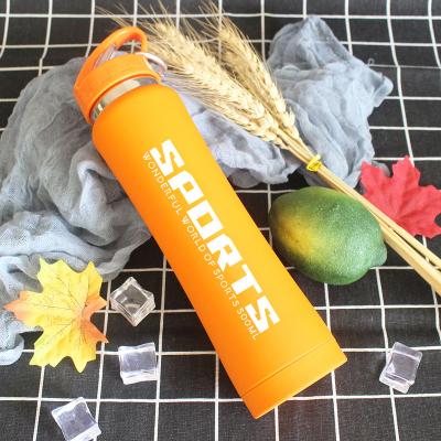 China Durable Colorful And Pretty Outdoor Travel Bottle Stainless Steel Vacuum Sport Water Bottle With Straw 750ml for sale