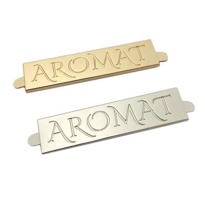 China Customized Customized Antioxidant Stamping Label Metal Plate Accessories For Bags for sale