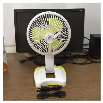 China Foldable Mini Size New Mini Usb Small Portable Desktop Electric Shopping Table Rechargeable Fan for sale