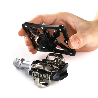 China SHIMANO Cycling Ultralight Aluminum Alloy Mountain Bike Self Locking Adapters Pedals Bike Pedal to Flat Pedal for sale