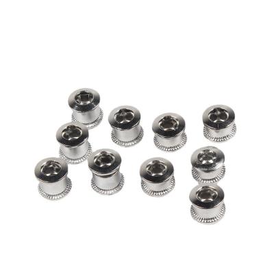 China BMX Single or Double-disc Steel CHAIN ​​RING BOLTS Plate Snail Crankset Screws Bicycle Wheel Bolt Road MTB Bike Disc Screws for sale