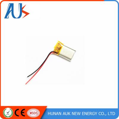 China 2 mm Ultra Thin Lithium Polymer Battery 27mAh 3.7V Cell LiPo Battery Te koop