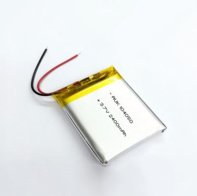 China Zilver LiPo Lithium Polymer Battery 2400MAH 104050 3.7V Cell Te koop