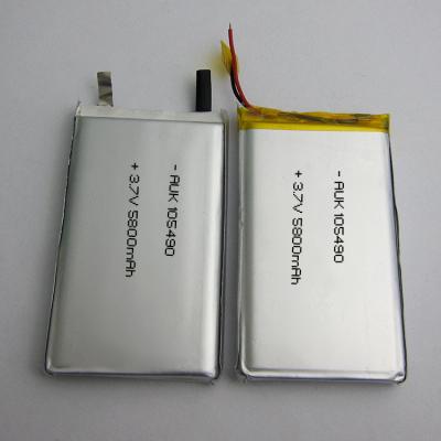 China Tablet 5800mah Custom LiPo Battery 1S1P Short Circuit Protection for sale