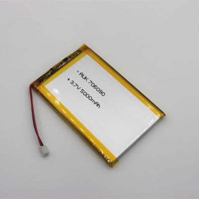 China Wholesale OEM 3000mAh 605080 705068 555972 Lithium Polymer Battery 3.7v Lithium Polymer Battery Packs Lipo Battery 3.7V for sale