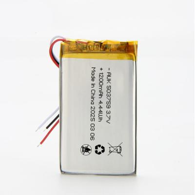 China AUK 503759 1200mAh 3.7V polymer lithium-ion batterij met KC MSDS CE voor borstpompbatterij Te koop