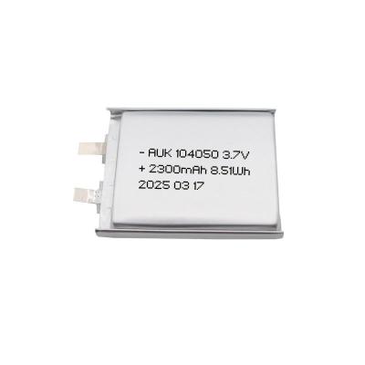 China AUK 104050 3.7V 2300mAh Ultra-Low Temperature -40℃ lipo Battery For Heated Clothing And Low-Temperature Environment Products for sale