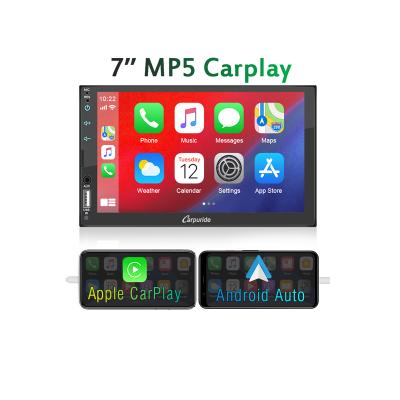 China 7 Inch Dual Din Car Stereo with Apple Carplay and Android Auto, Touch Screen Car Audio Receiver with BT, Mirror Link for sale