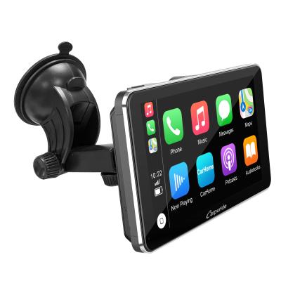 China Universal External Portable Head Unit Wireless USB Car Touch Screen Unit Stereo 7 inch Android Apple Carplay Auto System Monitor for sale