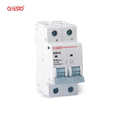 China MCB DC 4A MCB DC CE Certified 2Pole DC Breaker for Circuit Protection 6kA 6kA for sale