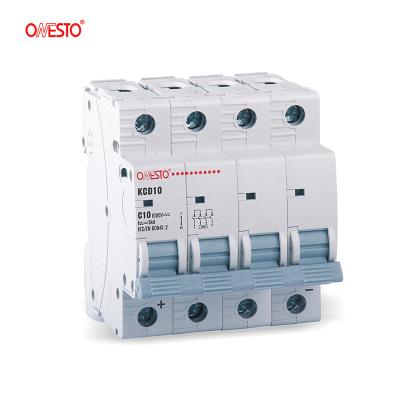 China DC MCB 16A DP  MCB DC Circuit Protection 4Pole  MCB DC CE 1000V / for sale