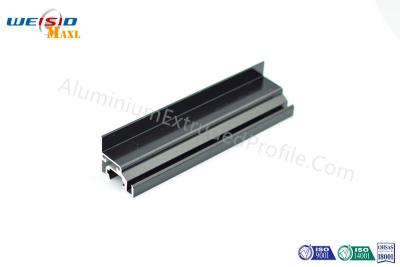 China Windows Black Color Electrophoresis Aluminium Extruded Profile Doors Frame for sale