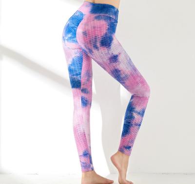 China Breathable yoga leggings with custom logo high waist yoga pants gaiters printed yoga leggings for girl for sale