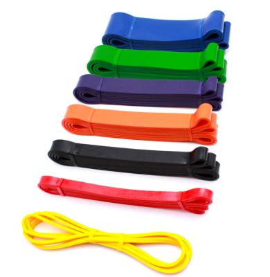 China Stretch Body Latex Power Bands Resistance Fitness Bands Orange Power Bands for sale