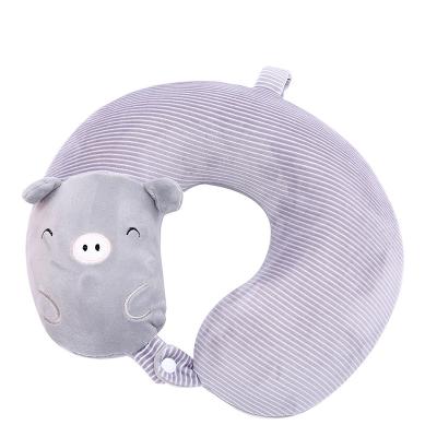 China Anti Bacteria Wholesale Chin Head Neck Support U Shaped Animal Pillows For Kid Toddlers Travel Pillow Kids Neck Pillow for sale