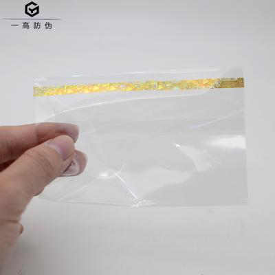 China Hot Lamination PET Overlay Hologram Sticker Transparent Moisture-Proof Film Material Transparent Hologram for sale