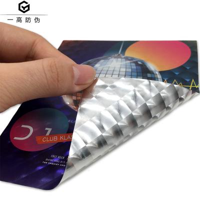 China Packaging Anti Counterfeit Cosmetic Hologram Wine Security Anti Counterfeiting Sticker for sale