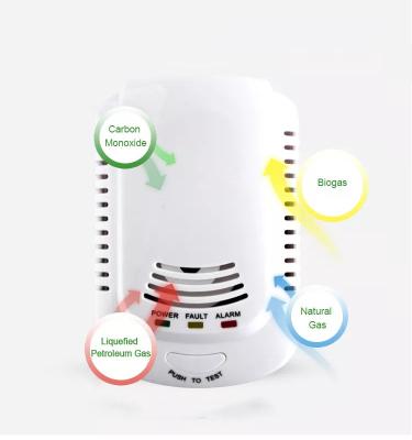 China CO and Gas Alarm Detector Home Use Combined Carbon Monoxide and Gas Detector ACJ808 for sale