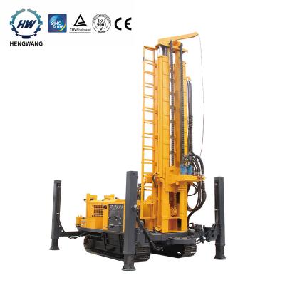 China Construction worksÂ   2022 crawler drill rig Hengwang perforadora de pozos agua water boring machine for sale for sale