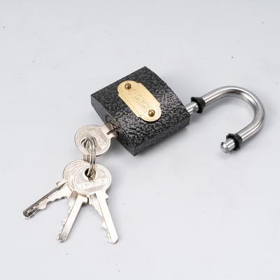 China High Security Amazon Direct Sales Candado Cadeado Locks Hot Selling Color Iron Hard Steel Black Padlock Durable High Security for sale