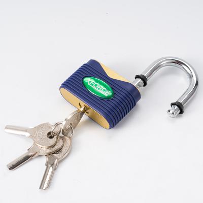 China Fechadura wholesale performance security durable low price low price 75mm hard steel fine padlock with iron keys for sale