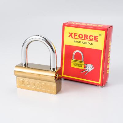 China Durable High Security 75mm On Sale Gold Color Safety Padlock With Iron Keys Cadeado Factory Price Iron Padlock for sale