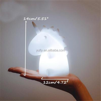 China Decoration Touch Sensor LED Night Light For Baby Kids 7 Colors 2 Modes Cat USB LED Night Lamp for sale