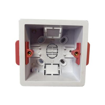 China High Quality Convenient Security For Home Plastic UK Standard 35mm 1 Strip Liner Box Wall Dry Switch Box for sale