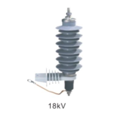 China YH10W-15 15kV High Voltage Polymer Metal Oxide Lightning Arrester High Voltage Surge Arrester for sale