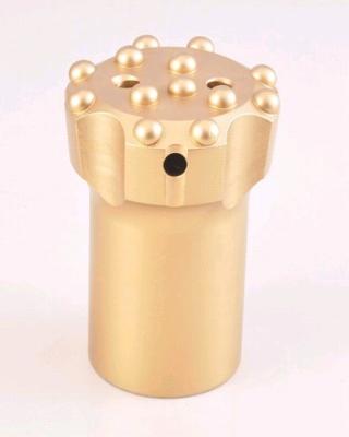 China 64mm R38 Thread Type Button Bits Rock Drilling Tools With 350 Angle For Metaling OEM for sale