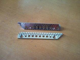 China Custom Pitch 60mm Pin Plate , Bruckner Artos Harish Stenter Spare Parts for sale