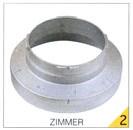 China OEM Stenter Machine Parts Cylinder Rotary Screen End Ring For Fabric Printing Machine for sale