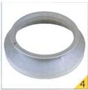 China Bearing 640MM Rotary Screen End Ring Textile Machinery Components For Textile Roller Printing Machine for sale