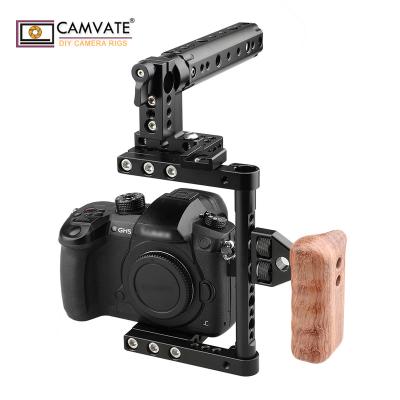 China CAMVATE best DSLR camera aluminum high quality cage for gh5 for sale