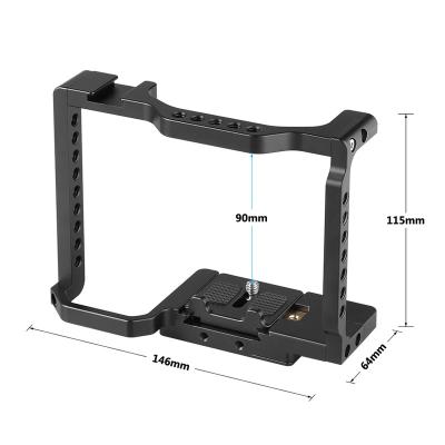 China CAMVATE QR Full Frame Cage Camera Dslr Cage With Cold Shoe Mount 1/4 Thread Holes For Sony A7 /A9 Series H1005 for sale