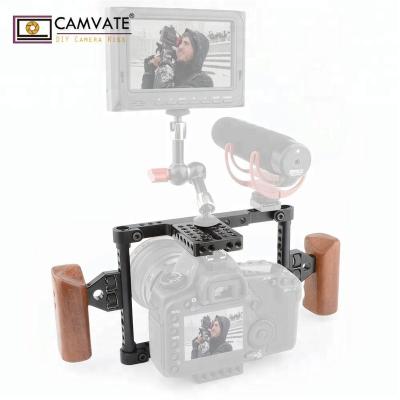 China With Camvate Wooden Handle DSLR Camera Video Camera Stabilizer for sale