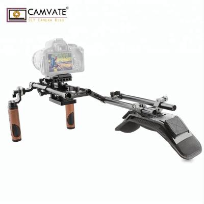 China Steady and Easy to Assemble CAMVATE Ergonomic Design Dslr Shoulder Rig Good for DSLR and Camcorder for sale