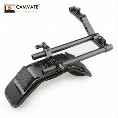 China Support CAMVATE camera dslr shoulder rig shoulder pads for dslr shoulder rig kit bracket system for sale