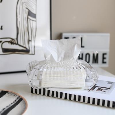 China Office High Quality Crystal Clear Tissue Box Acrylic Tissue Box Home Unique Hot Sale Decor Drawer Acrylic for sale