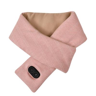 China 2021 New Design Portable Smart Rechargeable Heating USB Electro Heated Scarves Women Intelligent Heated Scarf for sale