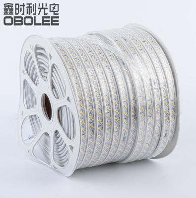 China High Brightness LED Strip Light 220V SMD2835 180 LED High Voltage Strip For Driverless Outdoor IP65 Without Power Supply for sale