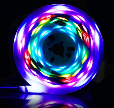 China Hotel Illuminative Color Changing RGB LED Strip Light Set APP Remote Control Wifi Flexilbe LED Strips for sale