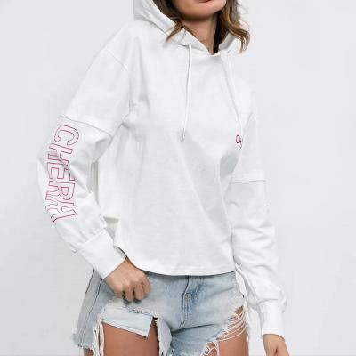 China Custom Antibacterial Fitness Workout Sweatshirt Sports Women's Fitted Hoodie for sale