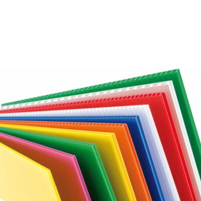 China 2mm 3mm 4mm 5mm 6mm Waterproof Polypropylene Plastic Correx Sheet Correx Board PP Hollow Sheet for sale