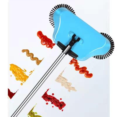 China Home Sweeping Machine Stainless Steel Broom Household Cleaner Magic Hand Push Sweeper for sale