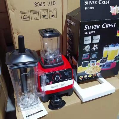 China Multifunction Silver Peak Blender with 2 Jar Silver Peak Blender 4500watt with 2 Cups Double Cup 4500w Silver Peak Blender for sale