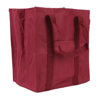 China Reusable Cooler Shopping Box Picnic Recycled Strong Polypropylene Lunch Andlarge Capacity Oxford Cloth Wine Bag for sale