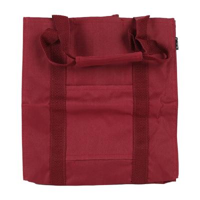 China Strong Oxford Cloth Wine Bag Andlarge Capacity Lunch Box Tote Shopping Reusable Dividers Non Woven With for sale