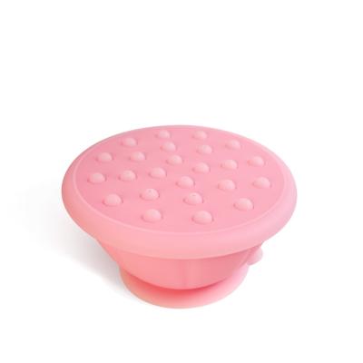 China Lovely Baby Cartoon Food Refill Box Bionic Learning Baby Silicone Bowl for sale